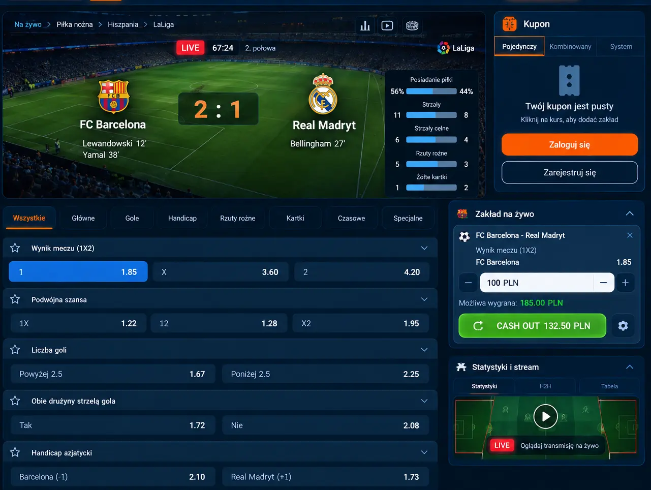 Live Betting Mostbet – aktywny mecz z kursami na żywo i opcją Cash Out